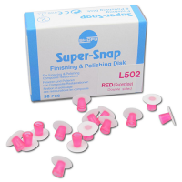 Super-Snap Contouring Superfine (red) double sided mini-disks, 50/box